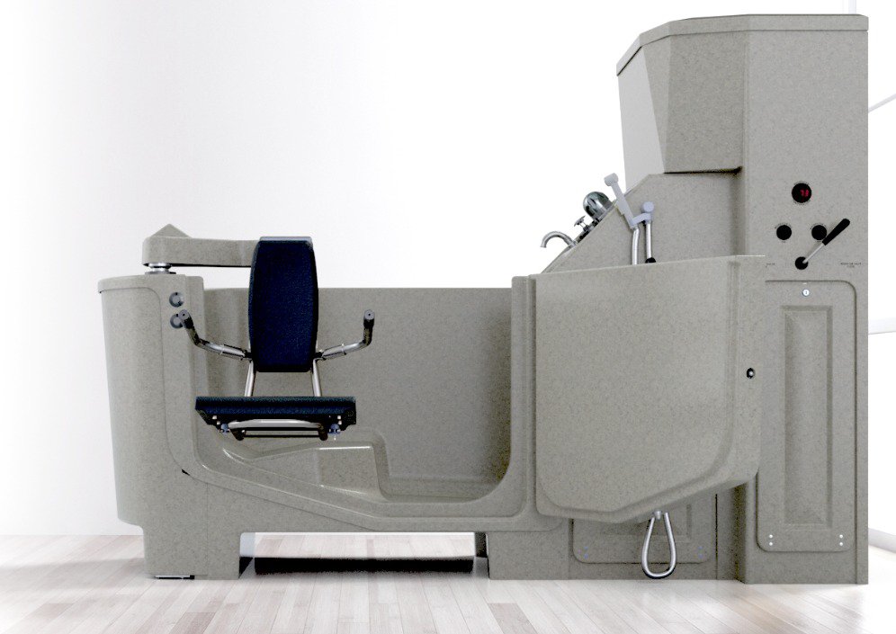 How Healthcare Bathing Systems Reduce Fall Risk in Nursing Homes: A Complete Safety Guide cover