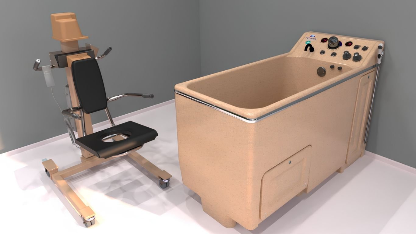 a bathing unit that comes with a standard automatic disinfection cycle
